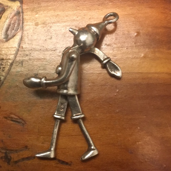 RARE! Sterling silver Pinocchio movable charm - Picture 3 of 5